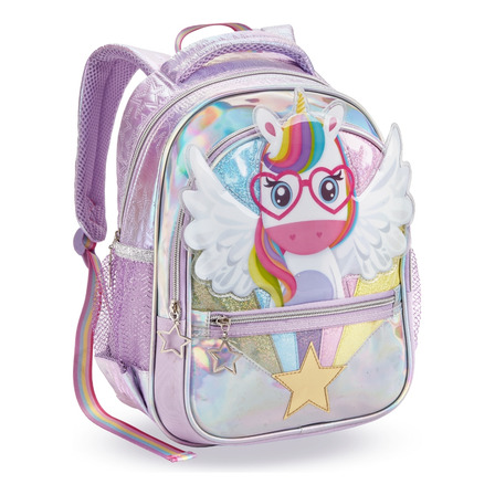 Mochila Infantil Feminina Escolar Menina Unicórnio Costas Mochila Infantil Feminina Escolar Menina Unicórnio Costas