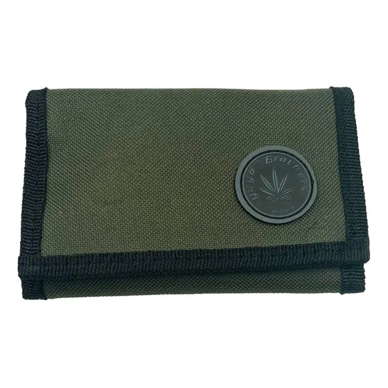 Billetera Yuyo Brothers Tarjetero Monedero Unisex Verde Sk8