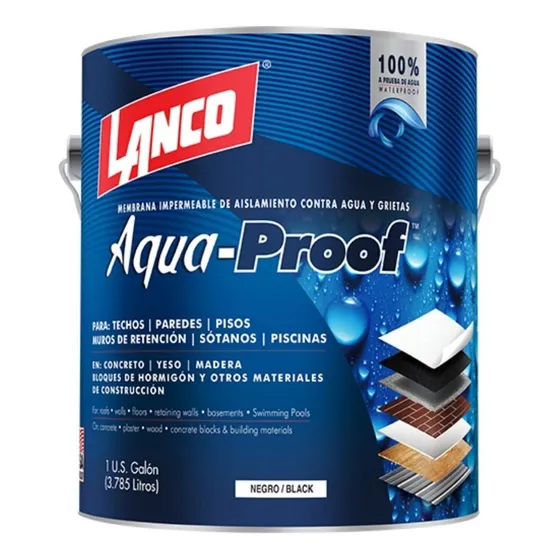 Membrana Impermeable Para Techos Paredes Aqua Proof Lanco