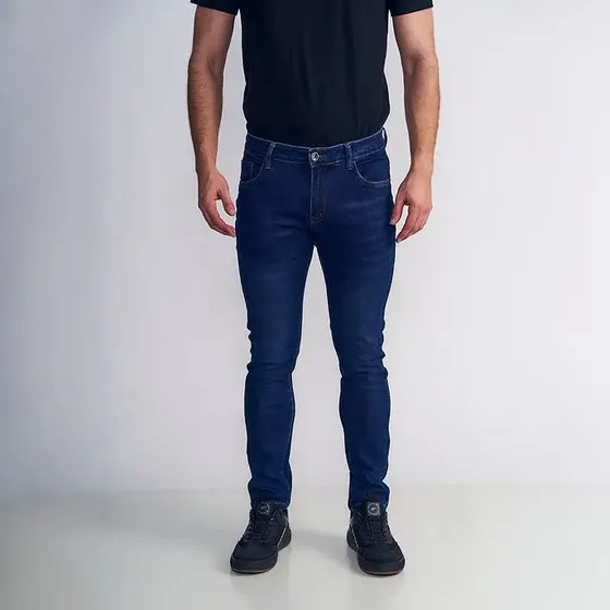 Jeans Ellus Hombre Skinny Tiro Medio L34