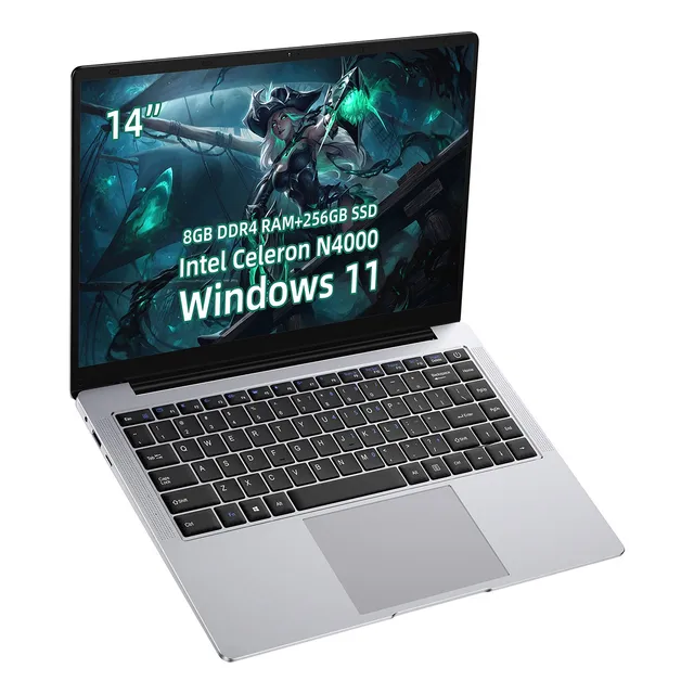 Ordenador Portátil Windows11 Intel N4000 14  8gb Ddr4+256gb