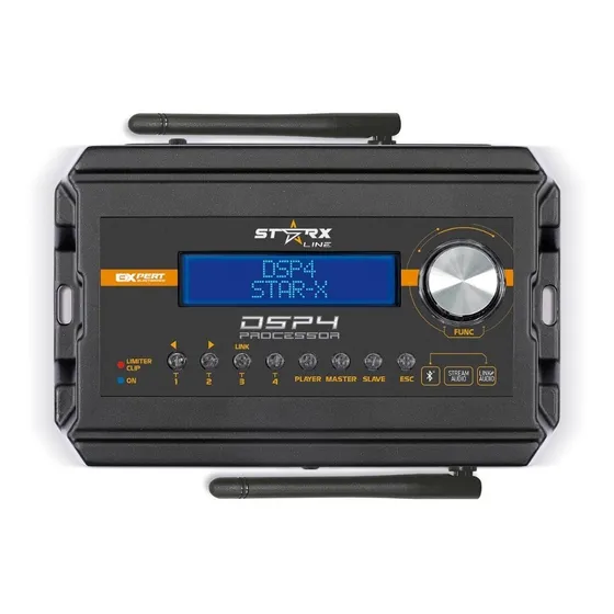 Processador Expert Dsp4 Star X 4 Ch. Bluetooth Stream Audio 12V
