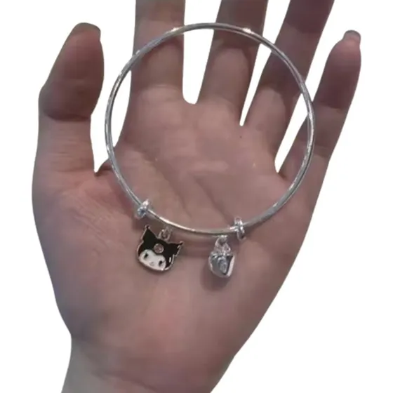 Pulsera Esclava Sanrio Kuromi Hello Kitty