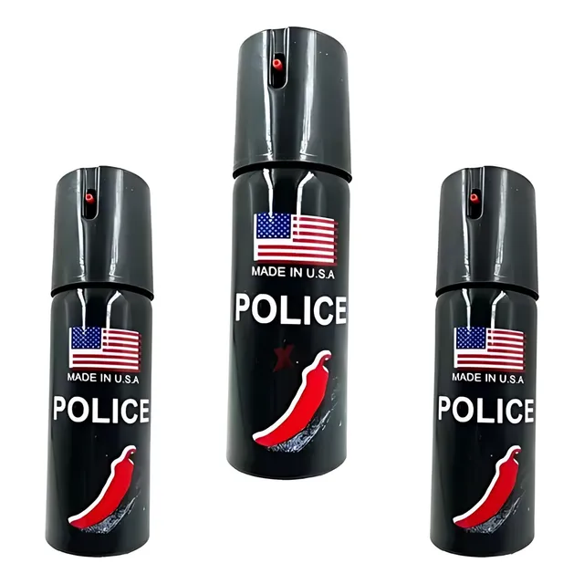 Gas Pimienta Paralizante X3 De 60ml Lacrimógeno Defensa