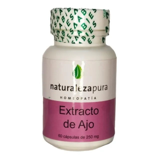 Antihipertensivo Natural Extracto De Ajo Garlic X 60 Presion