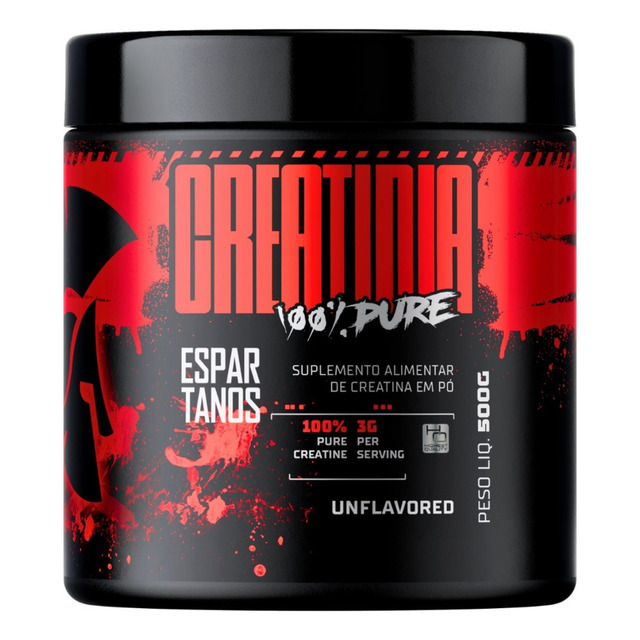 Creatina Monohidratada 500g Suplemento Em Pó 100% Pura Espartanos Sem Sabor Creatina Monohidratada 500g Suplemento Em Pó 100% Pura Espartanos Sem Sabor