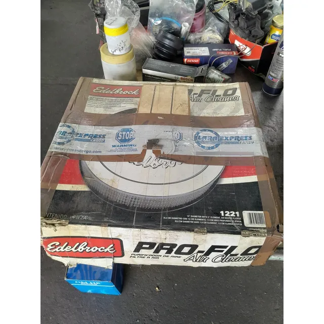 Purificador De Aire 14 PuLG Marca Edelbrock