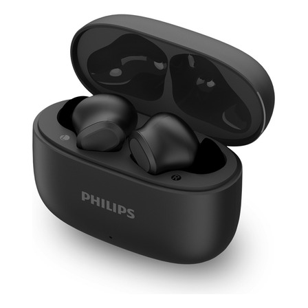 Fone De Ouvido Sem Fio Tws Philips TAT1109BK/00 Na Cor Preto, Com Bluetooth, Microfone, Tecnologia Ipx4 Fone De Ouvido Sem Fio Tws Philips TAT1109BK/00 Na Cor Preto, Com Bluetooth, Microfone, Tecnologia Ipx4