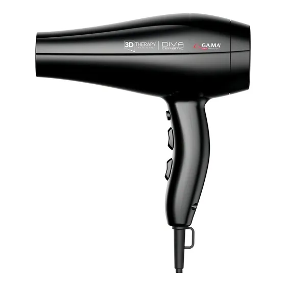 Secador de pelo GA.MA Italy3D Therapy Diva Ceramic Ion negro 220V