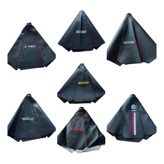 Forro De Palanca Universal Semicuero Bipiel Trd Momo Sparco