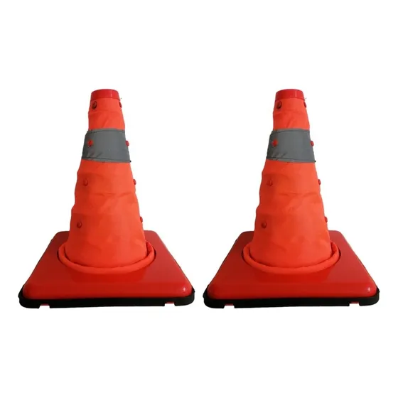 Cono Reflectivo Pequeño Retractil 30 Cm Juego X2