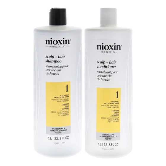 System 1 Duo De Nioxin Para Unisex, 2 Unidades De 1000 Ml
