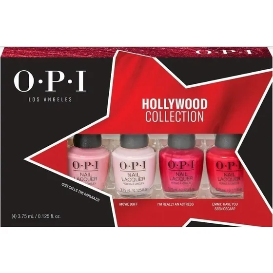 Colección Esmalte Hollywood Mini Tallas X 4 3,75 Ml De O.p.i