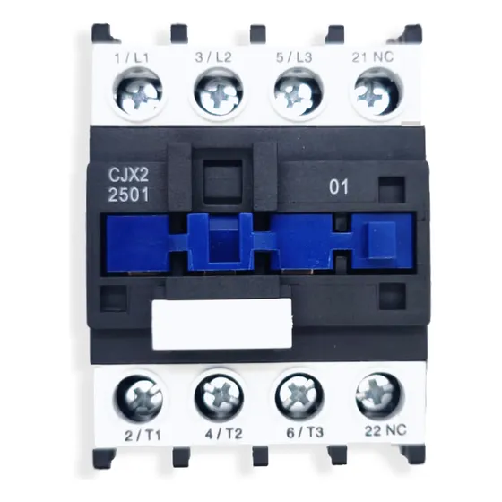 Chave Contatora Cjx2-2501 25a Tripolar + Aux Nf Nfe Full
