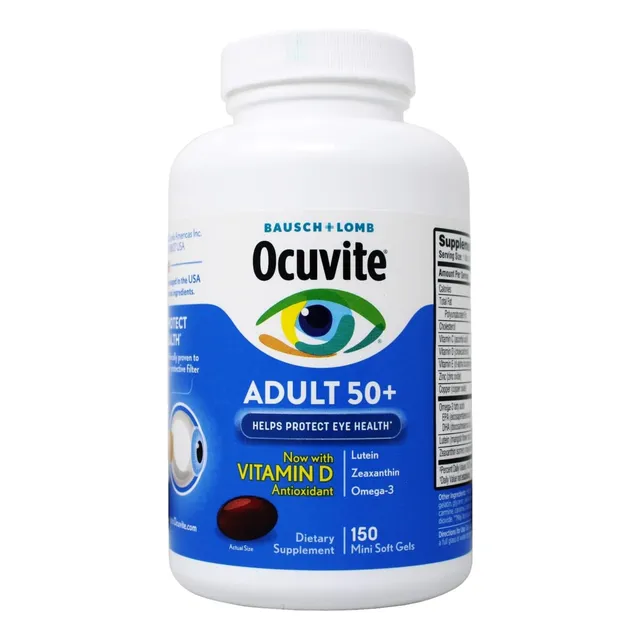 Ocuvite 50+ Mini Cápsulas Blandas, 150 Unidades Veganas