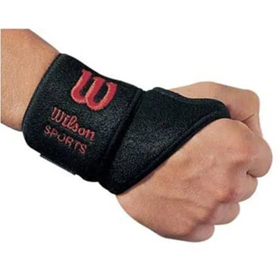 Muñequera Unisex Wilson - Soporte Para Muñeca Con Velcro Neg