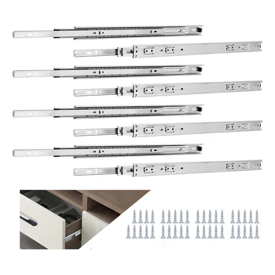 Corredera De Extension Total 3.5 X 50 Cm, (20 PuLG) 8 Piezas