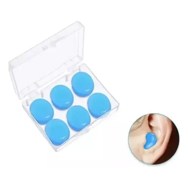Tapones Oido - Silicona Hipoalergénica Moldeable 3 Pares