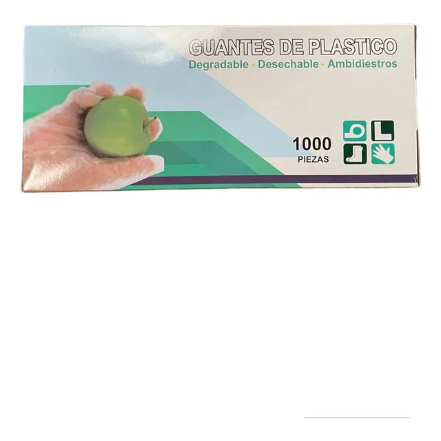 Guante De Polipapel Pack Con 10 Cajas De 1,000pz C/u Transparente