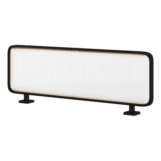 Panel Pantalla Privacidad Particion Vidrio Templado Acero :