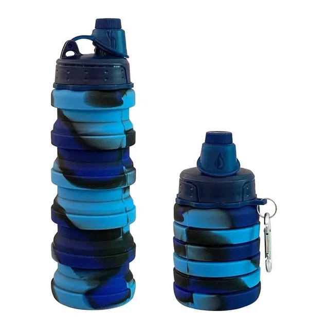 Termo Botella Fitness Botilito Plegable Agua Gym 500ml