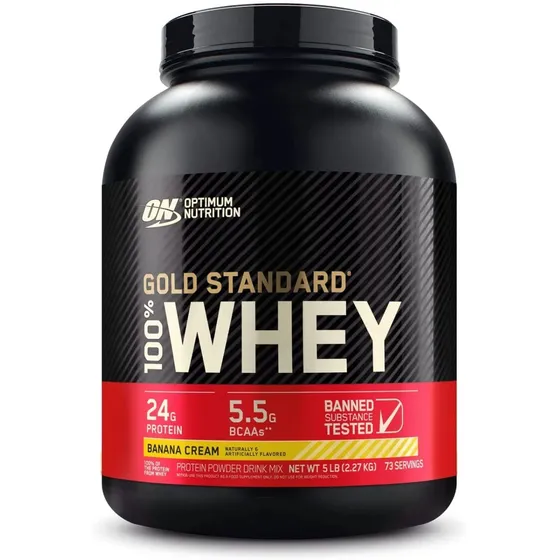 Whey Gold Standard 5lbs Banana Cream 2.27 Kg 73 Serv