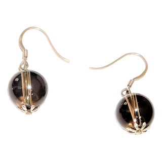 4 Aretes: 2x Cuarzo Ahumado Y 2x Turquesa 4 Aretes: 2x Cuarzo Ahumado Y 2x Turquesa