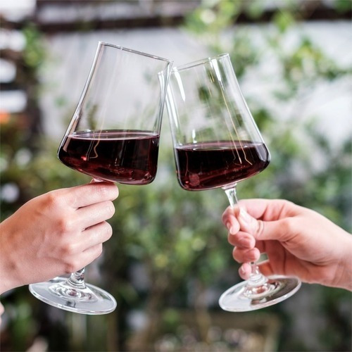 6 Taças Cristal Vinho 460ml Linha Xtra Titanio Cor Transparente 6 Taças Cristal Vinho 460ml Linha Xtra Titanio Cor Transparente