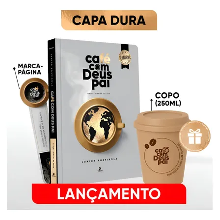 Café Com Deus Pai 2026 | Volume 06 | Capa Dura + Copo 250ml