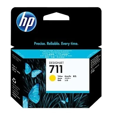 Cartucho Tinta Orig Hp 711 Cz132a Amarillo T120 T520 Nuevo