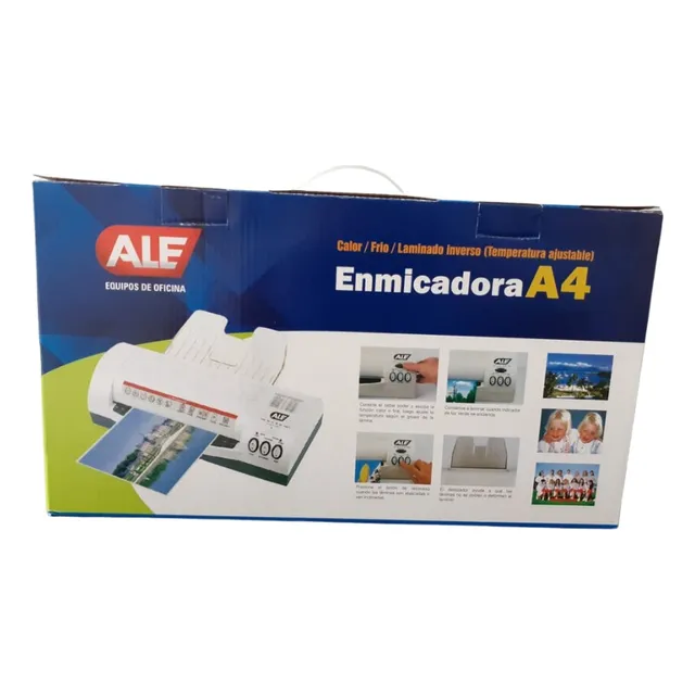 Enmicadora A4 Ale + 100 Micas Carnet + 50 Micas A4