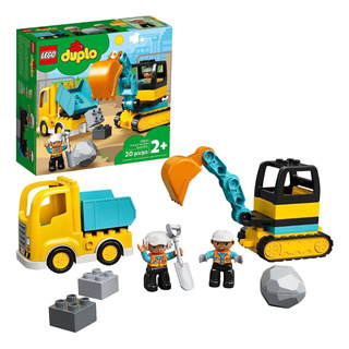 Lego Duplo Excavadora Y Camion De Volteo Construccion Lego Duplo Excavadora Y Camion De Volteo Construccion