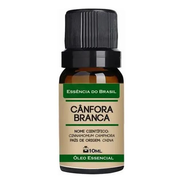 Óleo Essencial Cânfora Branca 10ml - Puro E Natural