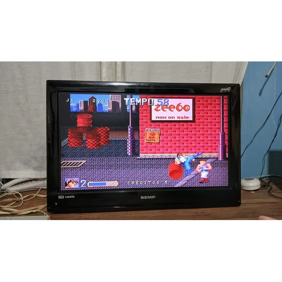 Vídeo Game Zeebo Da Tectoy Com Doble Dragon E Resident Evil 4 Original