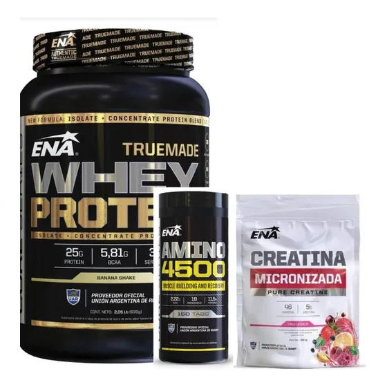 Combo Rendimiento True Made + Creatina + Amino 4500 Fuerza