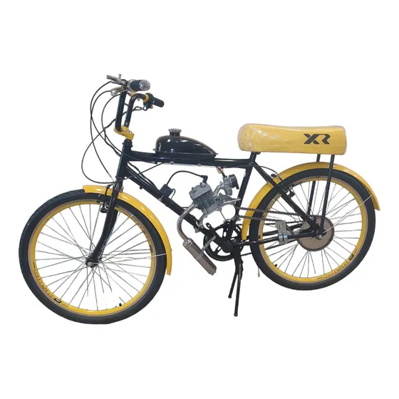 Bicicleta Motorizada 80cc Banco Mobilete Xr Aro 26 Aero Mtb