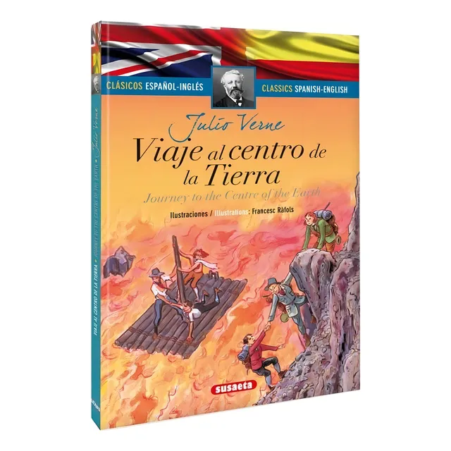 Viaje Al Centro De La Tierra - Libro En Español E Ingles -
