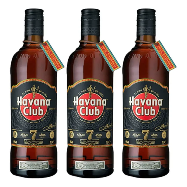 Ron Havana Club Añejo 7 Años 700 Ml Pack 3 Und