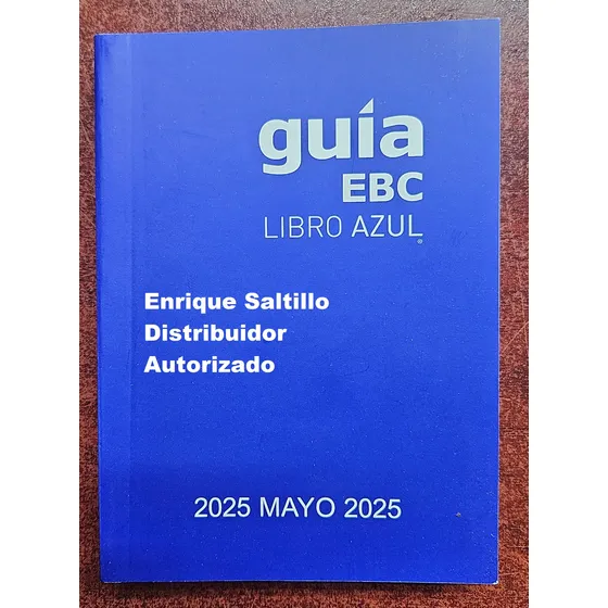 Libro Azul Guia Ebc Edicion Mayo 2025  Envio Incluido