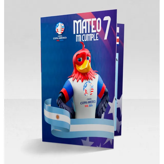 Fixture Personalizado Cumpleaños Copa América 2024 Imprimir