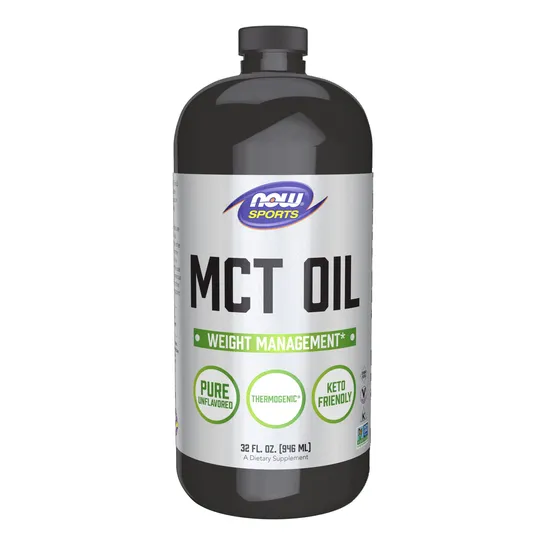 Aceite Mct De Supplement Now Foods, 414 Ml, Para Controlar E