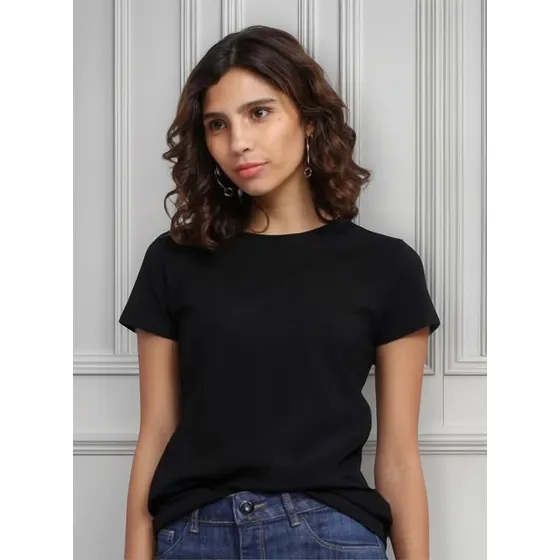 Camiseta Feminina Básica Malwee Gola Redonda Cores Variadas