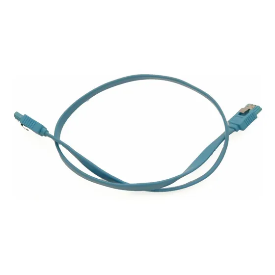 Cabo Sata Sata3 Hd Dvd Desktop 50cm Azul Reto Com Trava