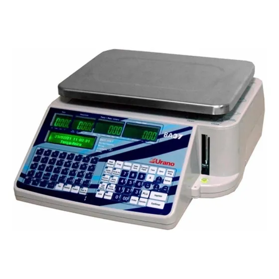 Balança Com Etiquetadora Urano Ba37 31/2 T - Wifi