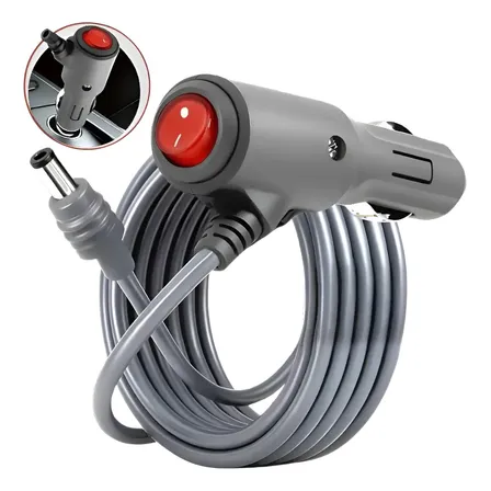 Cabo Plug Dc Starlink Mini 2 Metros Cinza-escuro 12v/24v