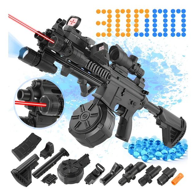 Pistola De Hidrogel M4 Lanzador Gel Automática Con Láser 1:1