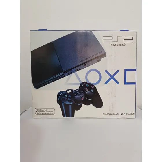 Ps2 Slim Com Caixa Leitor Funcionando E Hd Cheio De Jogos Preto