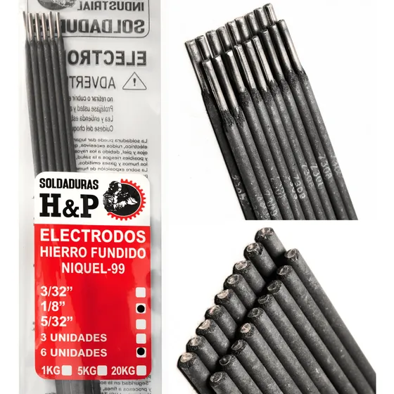 Electrodo Fierro Fundido 1/8  X 6 Barras Para Soldar 