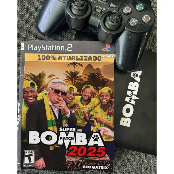 Bomba Patch 2025: Pes 100% Atualizado - Ps2 Físico