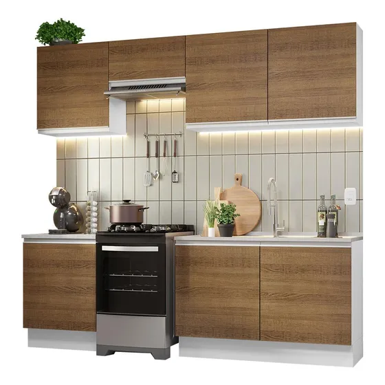 Mueble De Cocina Completo Madesa 09 Glamy 240cm